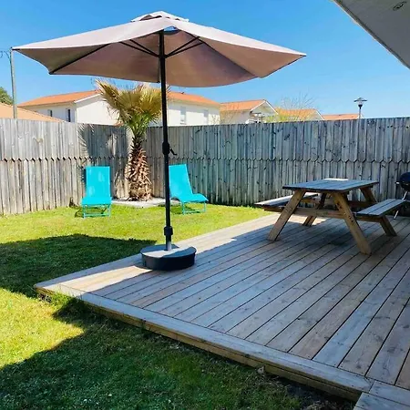 Bassin D'arcachon: Maison Agreable Avec Jardin! 미오